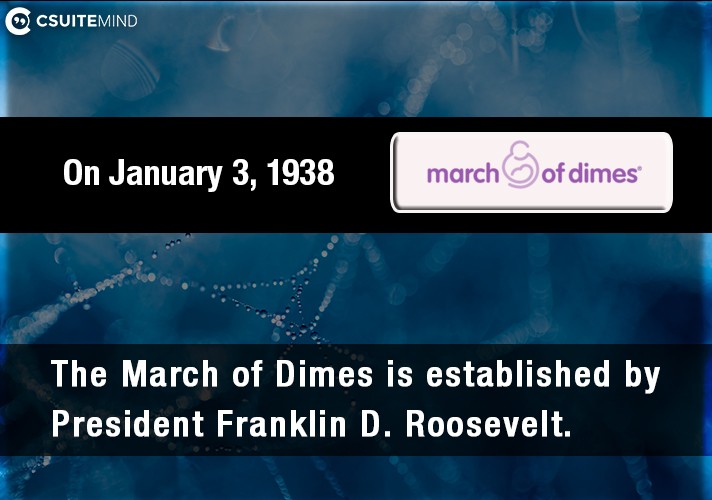 on-january-3-1938-the-march-of-dimes-is-established-by-president-franklin-d-roosevelt