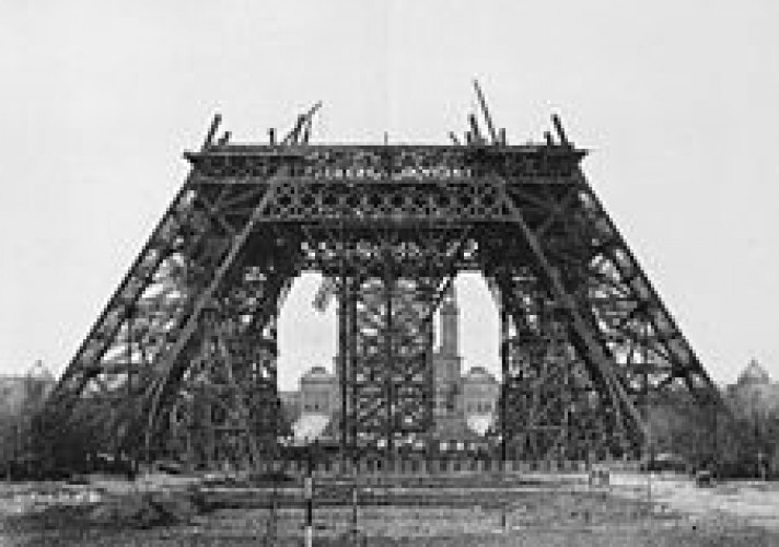 On 20 March 1888: the Construction of the first level of Eiffel tower was completed.