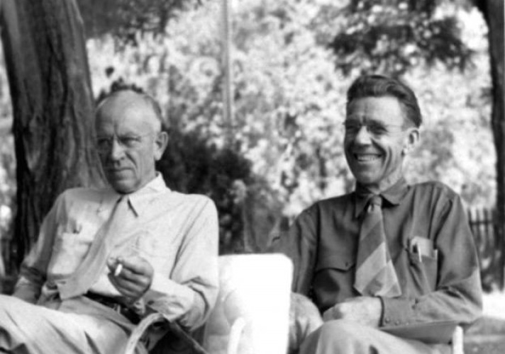 Aldo Leopold childhood was spent trekking the outdoors with his father, where he learned woodcraft, hunting, and bird cataloging.