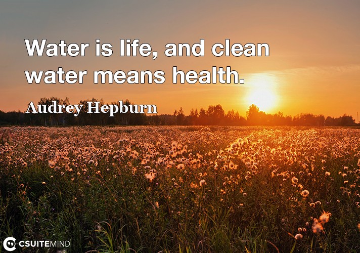 water-is-life-and-clean-water-means-health