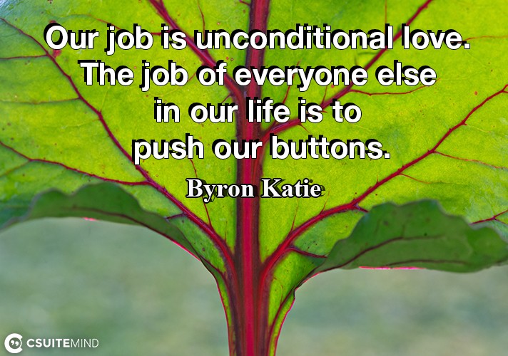 our-job-is-unconditional-love-the-job-of-everyone-else-in-o