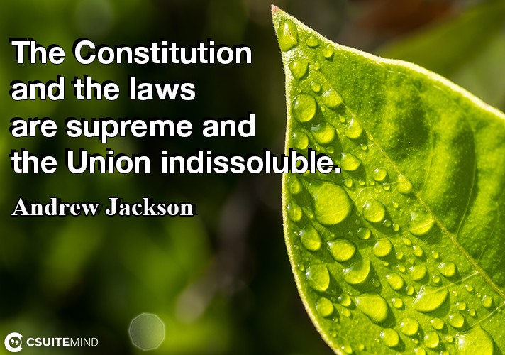 the-constitution-and-the-laws-are-supreme-and-the-union-indi